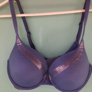 Victoria's Secret Blue and Silver Bra
